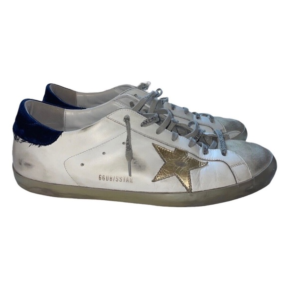 Mens  Super-Star sneaker with midnight blue corduroy velvet heel tab main image 5
